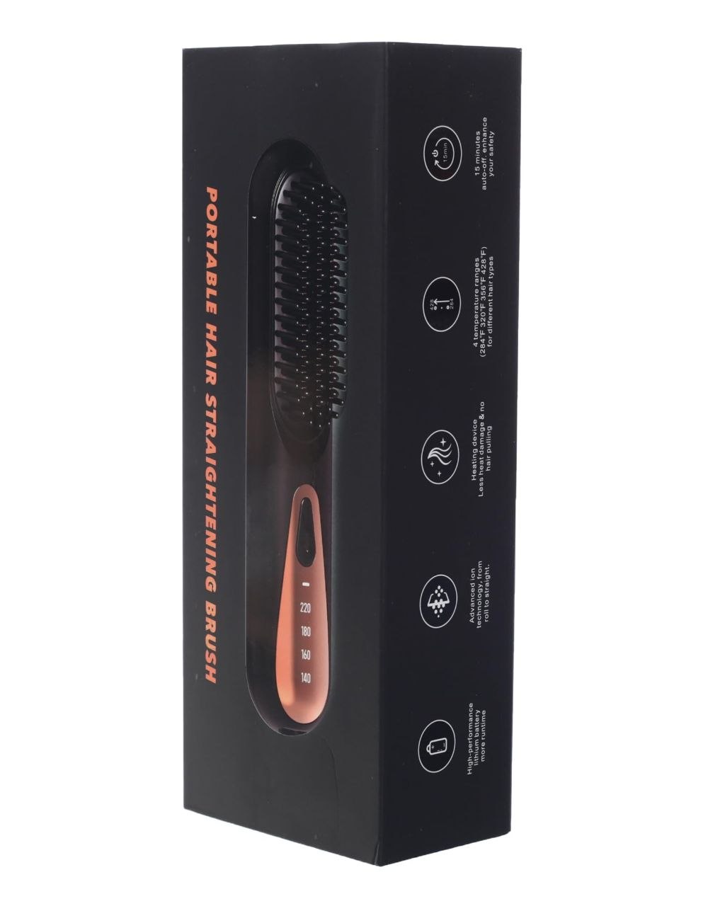 Brosse Chauffante Lissante Sans Fil – Rechargeable
