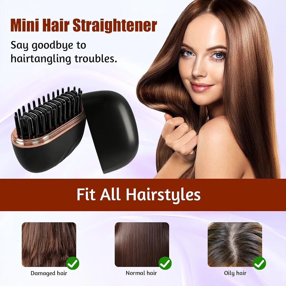 Mini brosse lissante sans fil