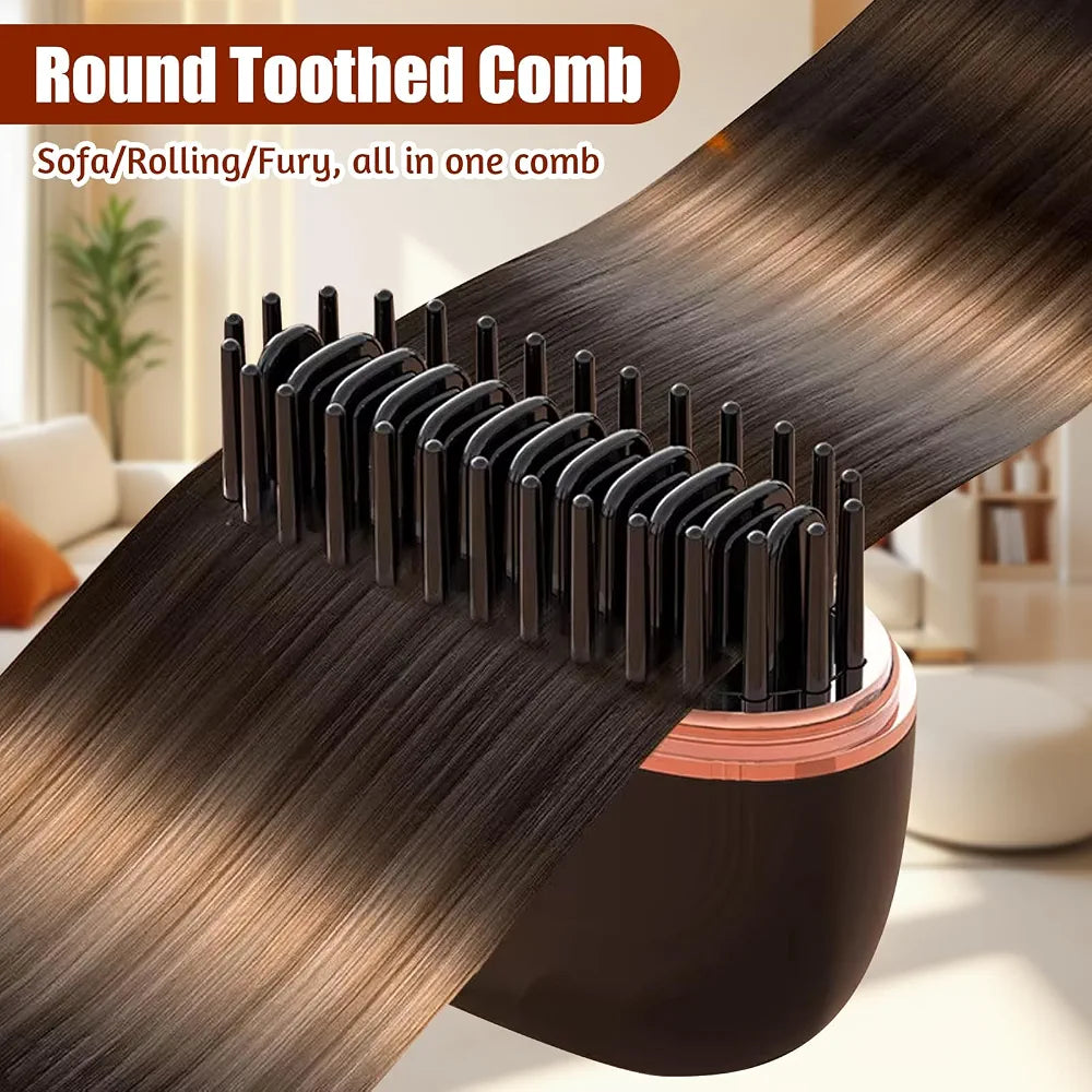 Mini brosse lissante sans fil